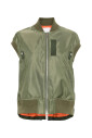 gilet-vert-a-col-cotele-sans-manches