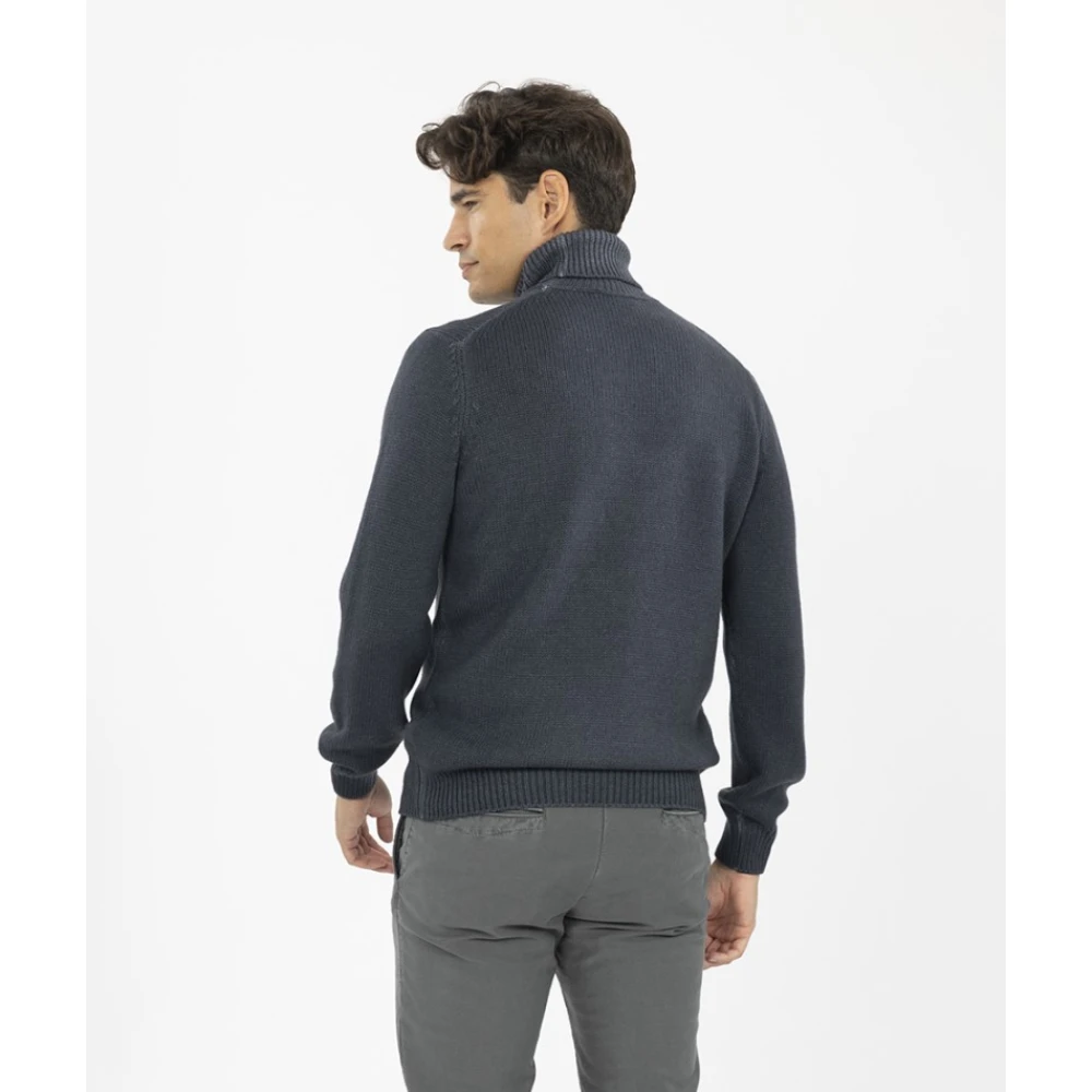 Filippo De Laurentiis Coltrui met Ribboord en Manchetten Gray Heren
