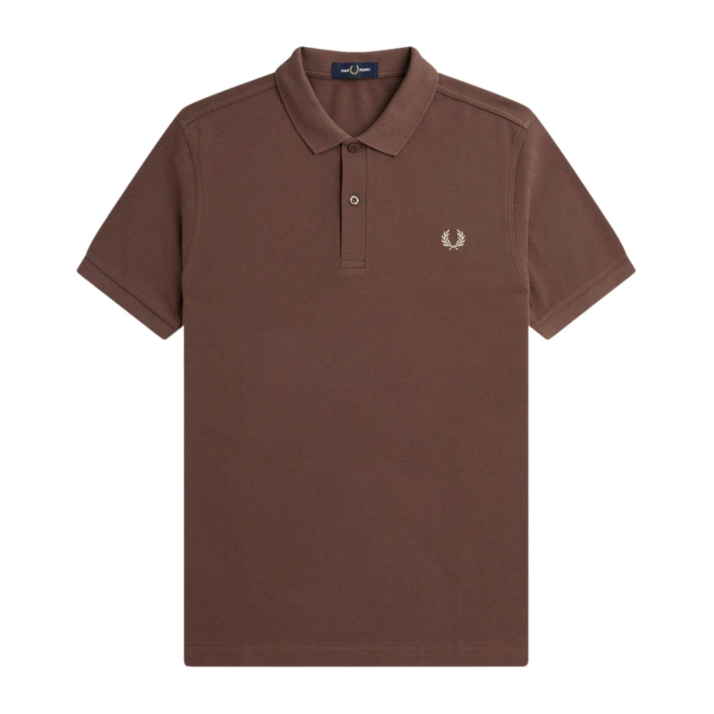 Fred Perry Polo Shirts Brown Heren