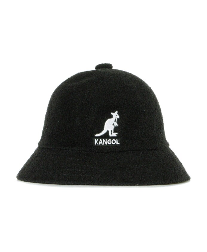 casual-zwarte-bucket-hat-met-groot-logo