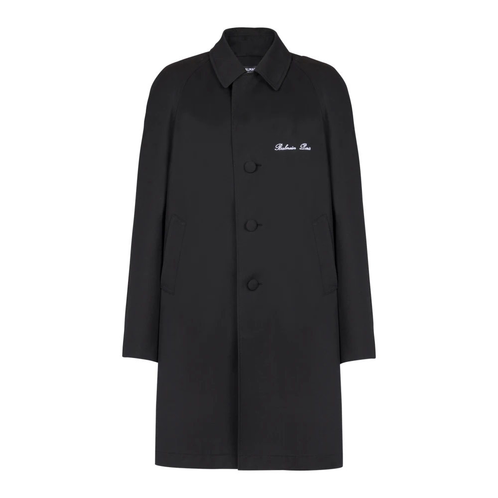 Coats > Single-Breasted Coats - - Balmain - Modalova