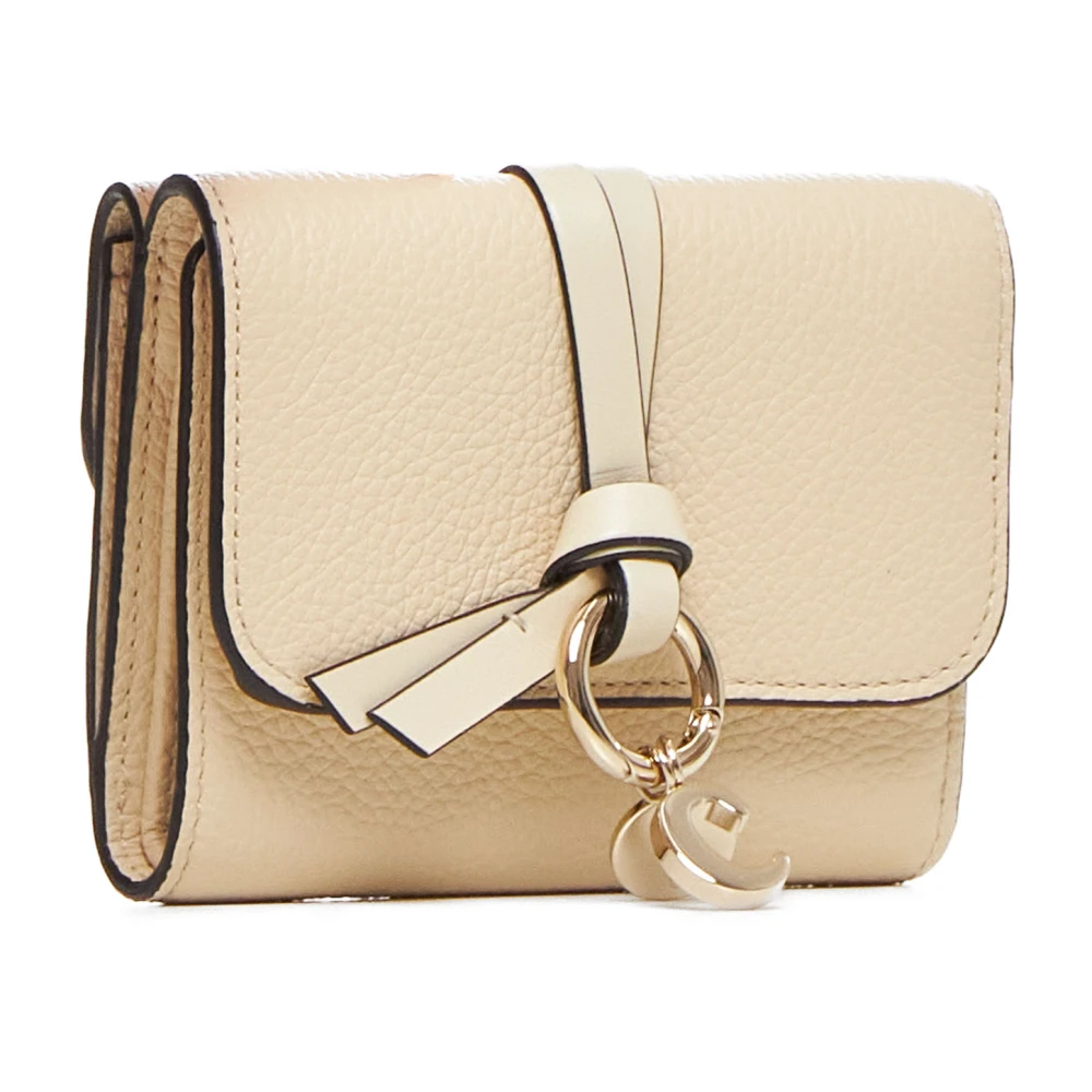 Chloé Stijlvolle Portemonnees voor Vrouwen Beige Dames