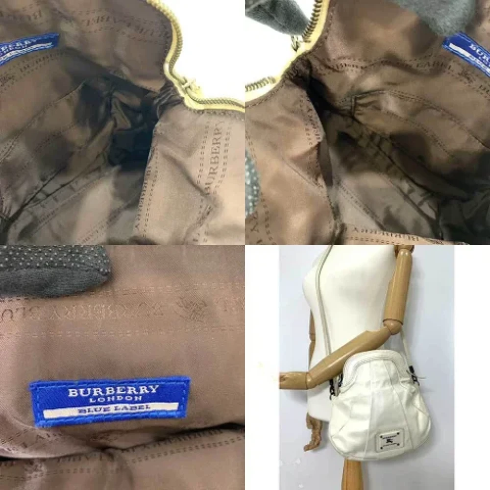 Burberry Vintage Pre-owned Fabric shoulder-bags Beige Dames