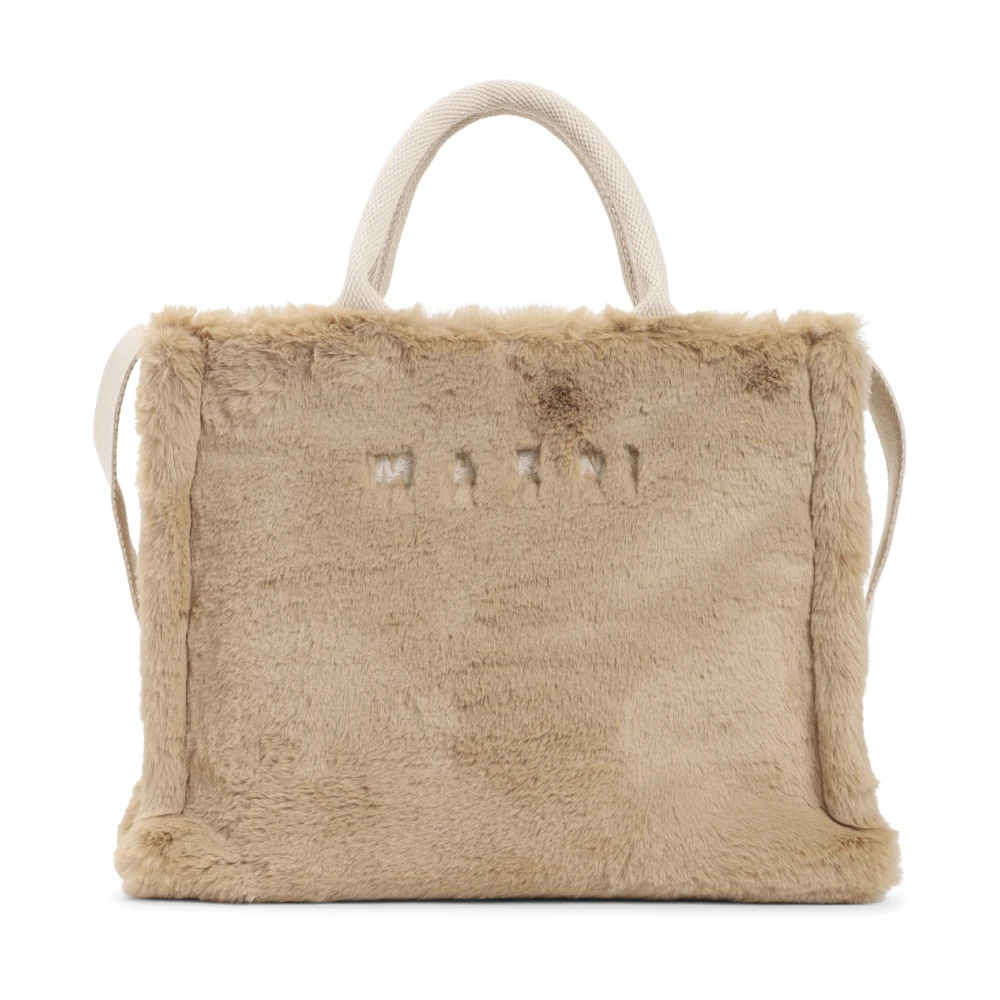 Marni - Bags > Handbags - Beige - Marni - Modalova