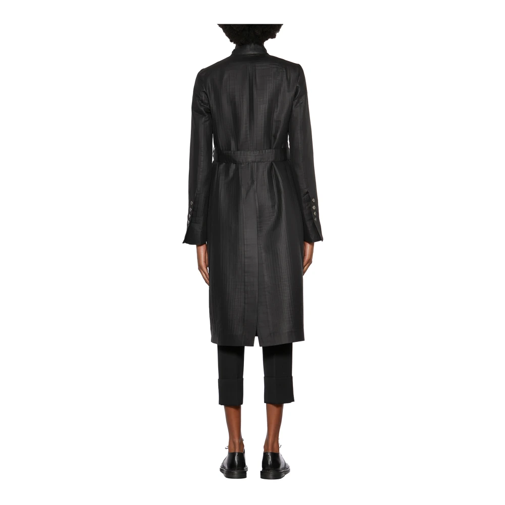 Sapio Dubbelrijige Jas N1 Black Dames