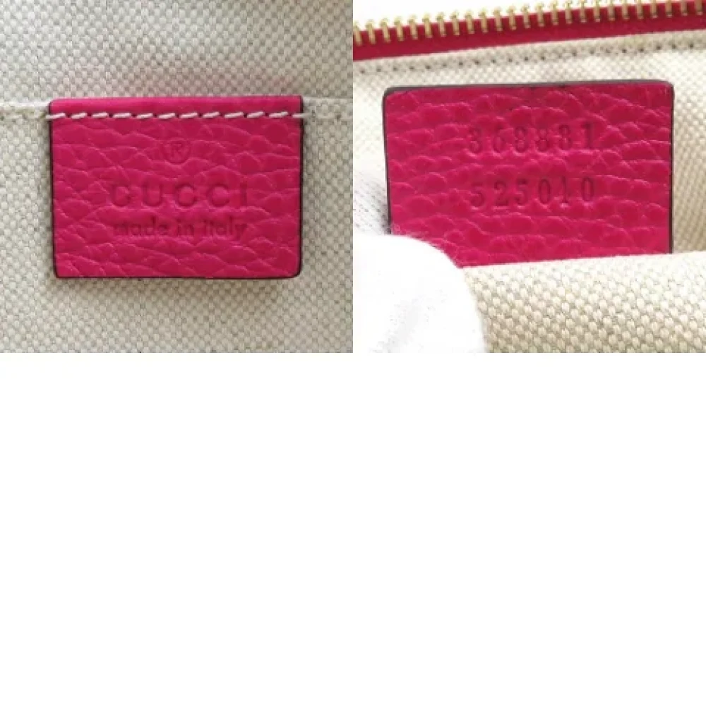 Gucci Vintage Pre-owned Leather pouches Pink Dames