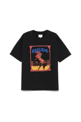 black-graphic-print-crew-neck-t-shirt