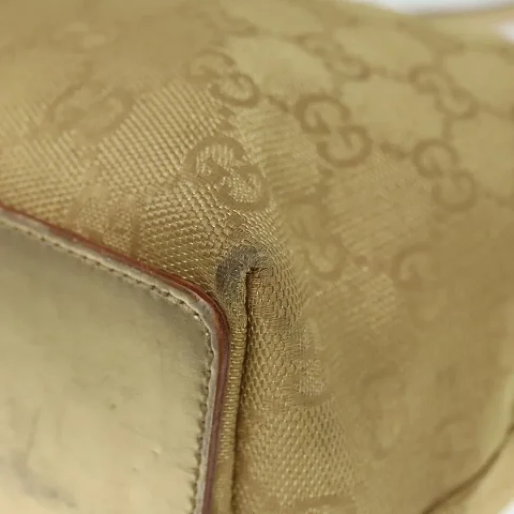 Gucci Vintage Pre-owned Canvas totes Yellow Dames