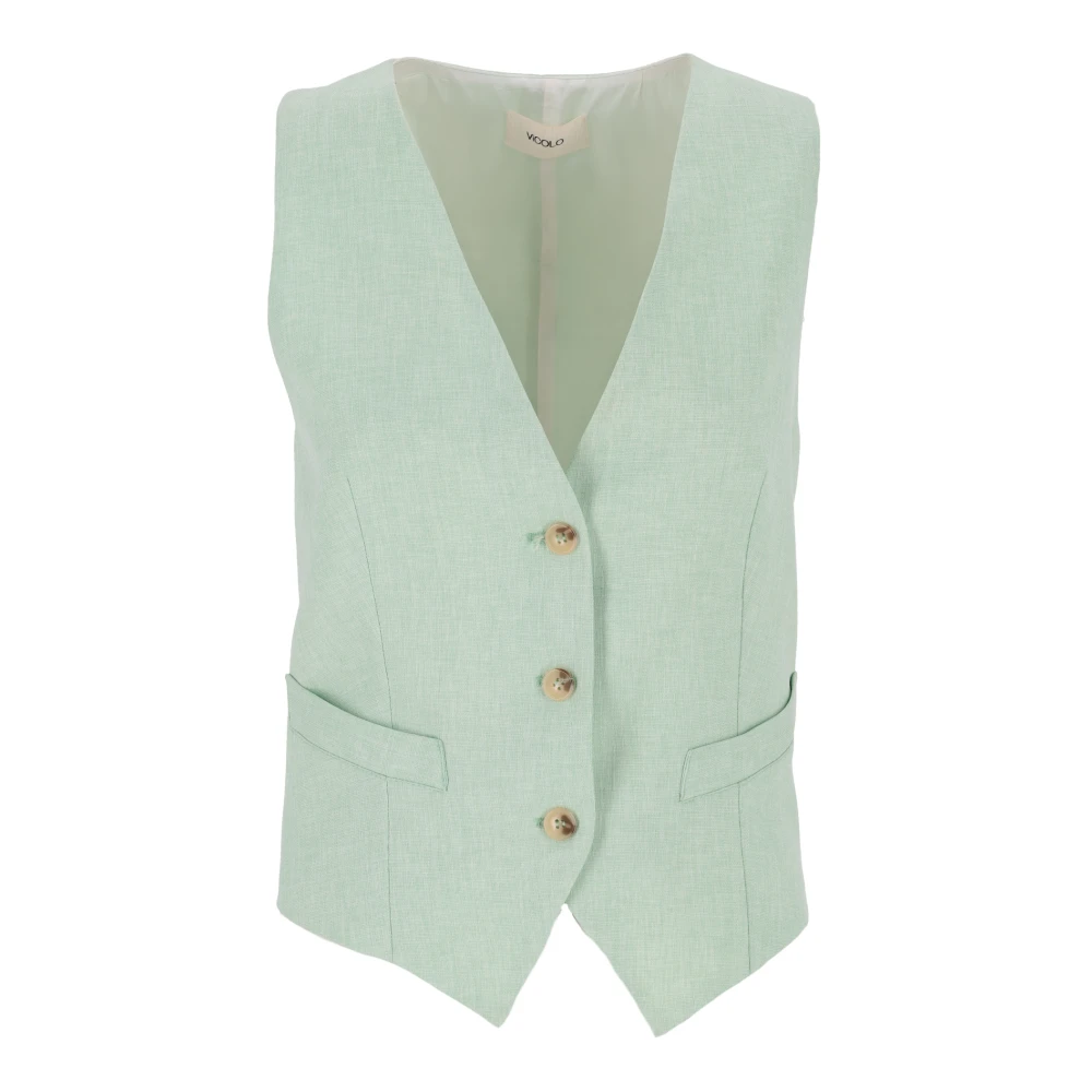 ViCOLO - Jackets > Vests - Green - ViCOLO - Modalova