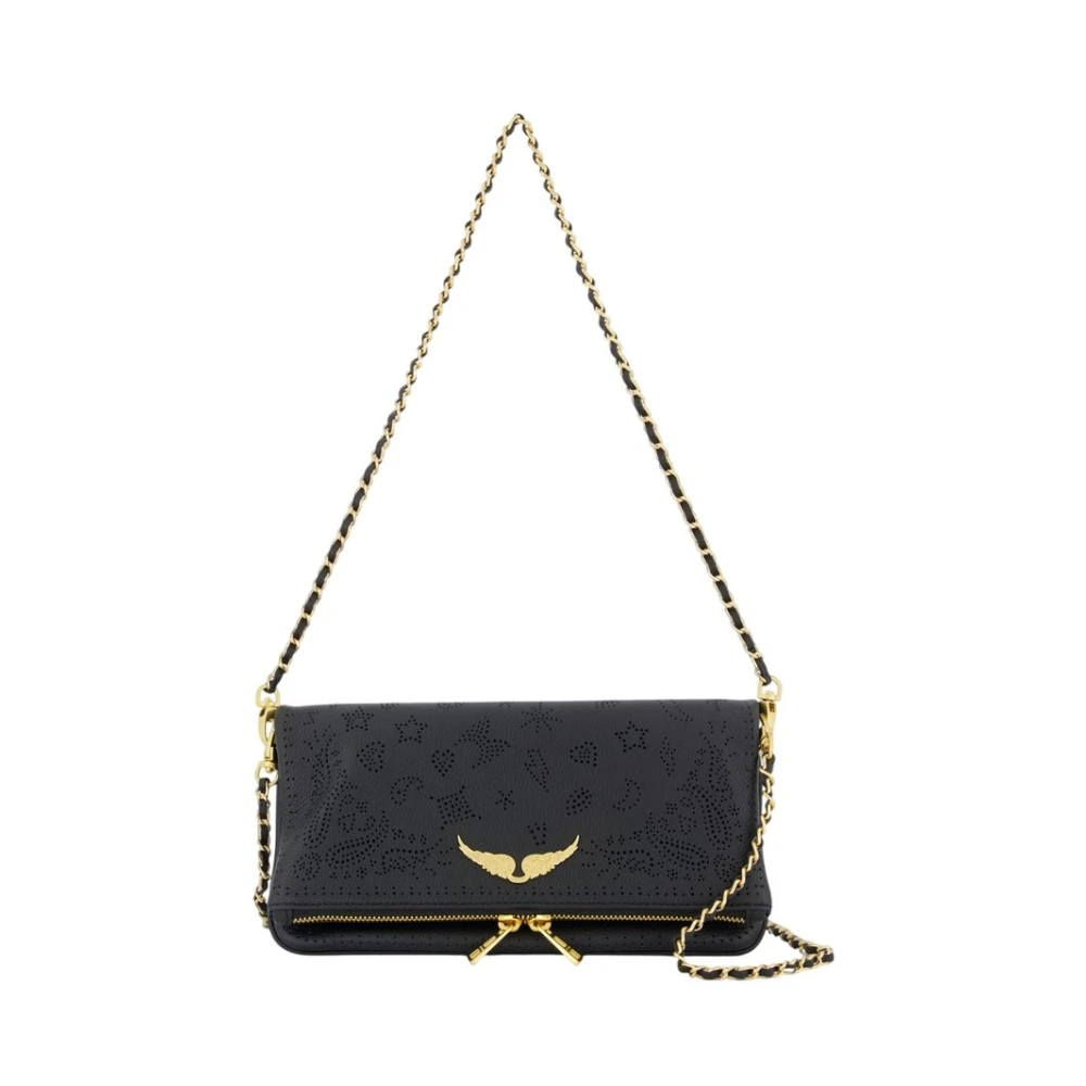 Zadig & Voltaire Donna Nero Pochette Rock Perforata - Immagine 3