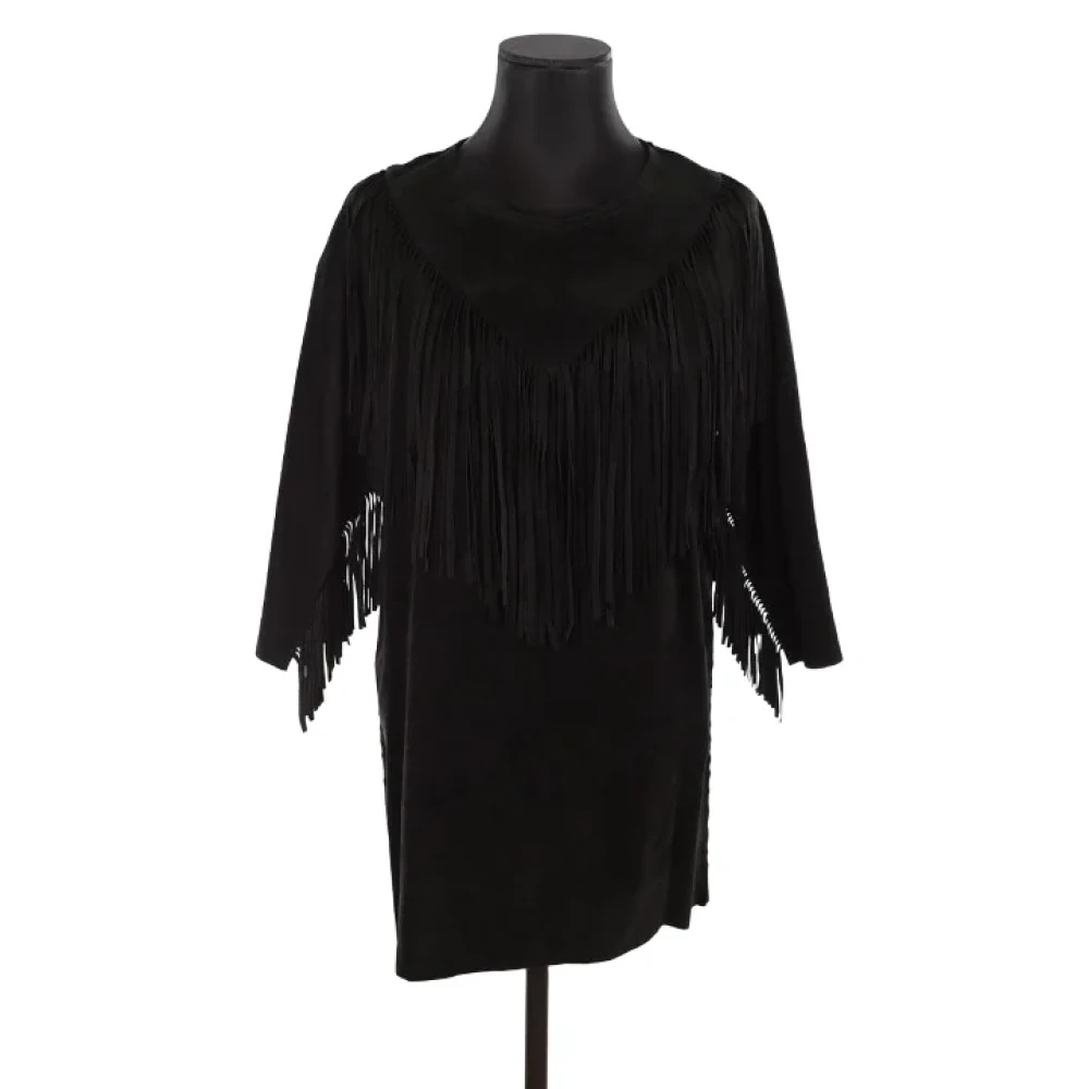 Isabel Marant Pre-owned Leather dresses Black Dames