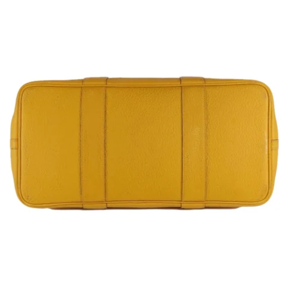 Hermès Vintage Pre-owned Leather totes Yellow Dames