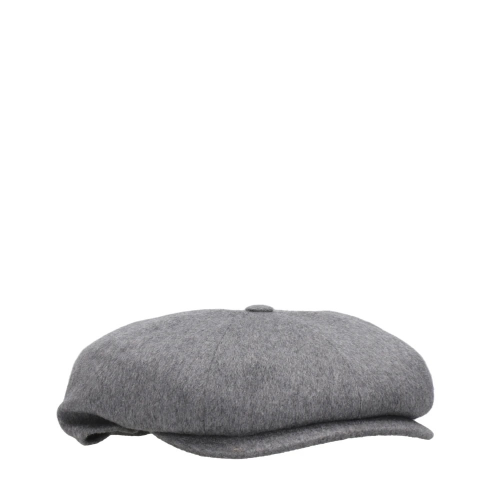 Borsalino Grå Cashmere Hatt Gray, Dam