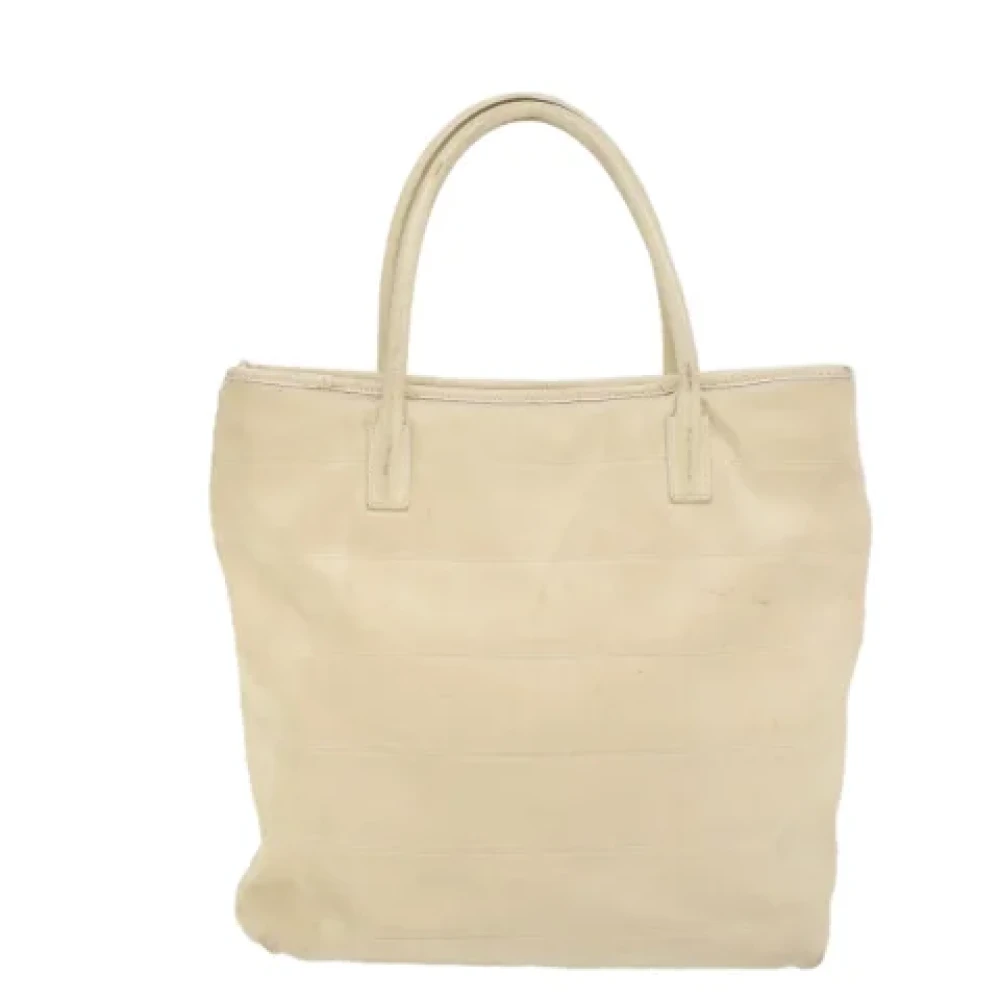 Gucci Vintage Pre-owned Fabric gucci-bags Beige Dames