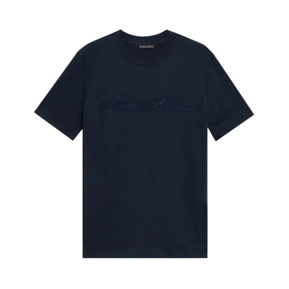 Brooks Brothers Katoenen T-shirt Blue Heren