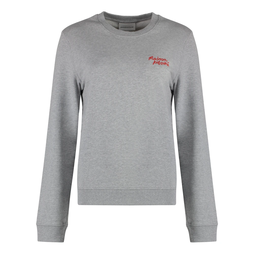 Maison Kitsuné Sweatshirts Hoodies Gray Dames