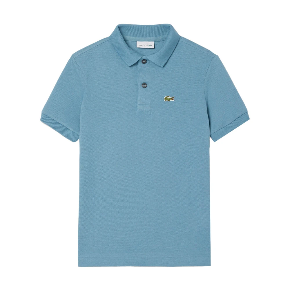 Lacoste Bästa Polo Tröja för Barn Blue, Pojke