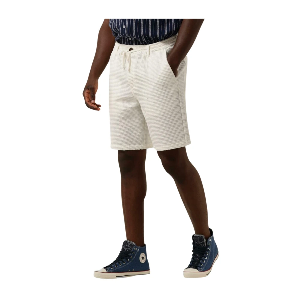 Anerkjendt Witte Wafel Shorts voor Zomer White Heren