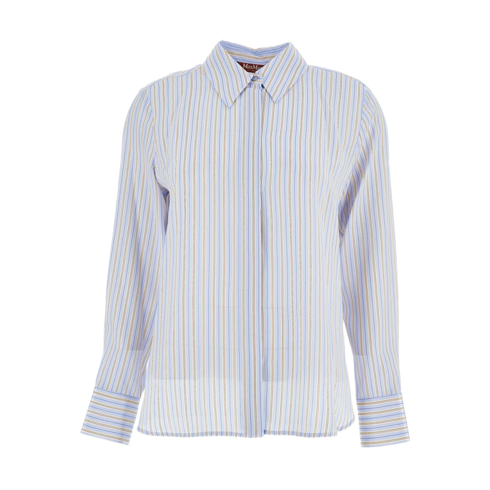 Max Mara Studio Women's Striped Silk Shirt