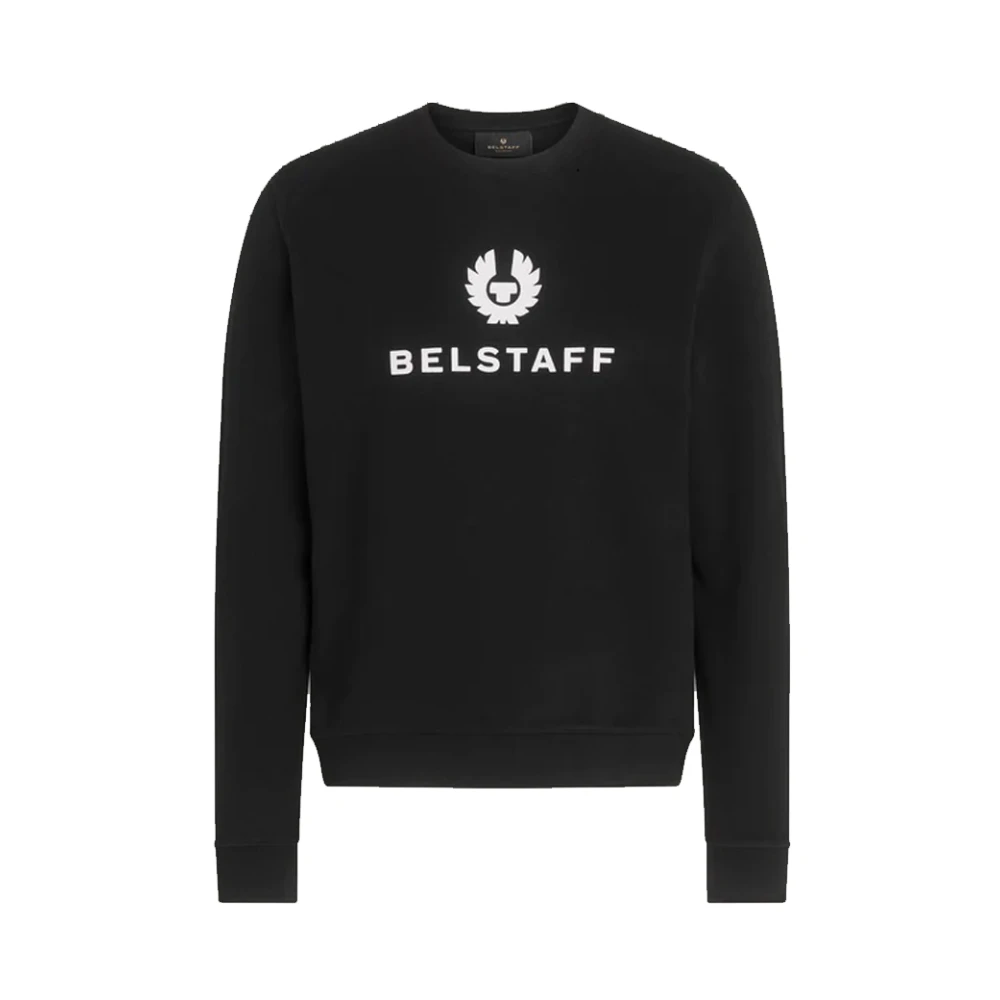 Belstaff Signature Crewneck Sweatshirt in Zwart Black Heren