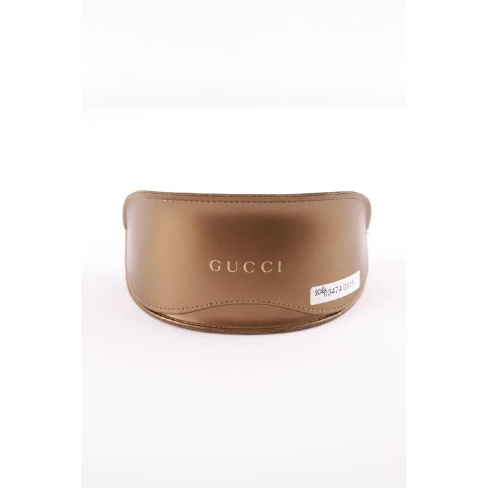 Gucci Vintage Pre-owned Plastic sunglasses Brown Dames