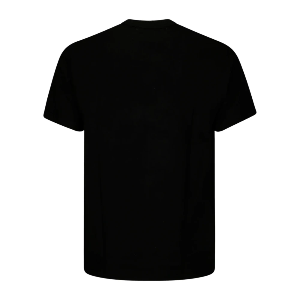 Comme des Garçons Logo Print Katoenen T-shirt Black Heren