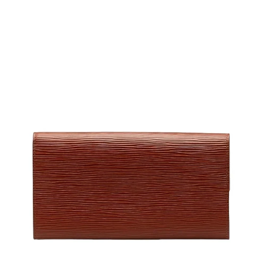 Louis Vuitton Vintage Pre-owned Leather wallets Brown Dames