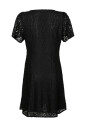 black-lace-short-dress-v-neck