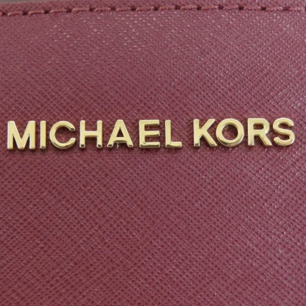 Michael Kors Pre-owned Leather shoulder-bags Red Dames
