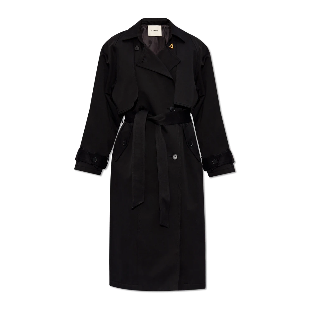Aeron Pippa double-breasted trenchcoat Black Dames