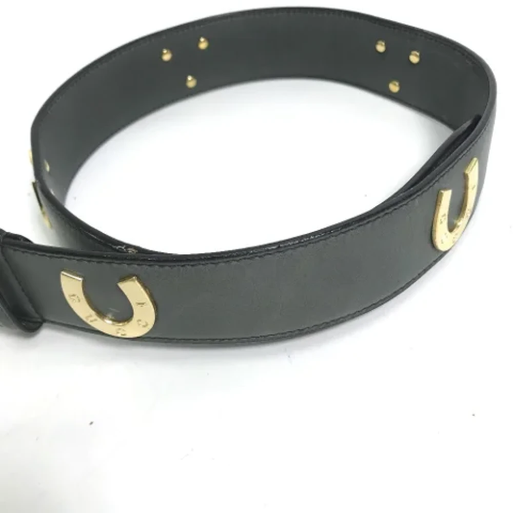 Gucci Vintage Pre-owned Leather belts Black Dames