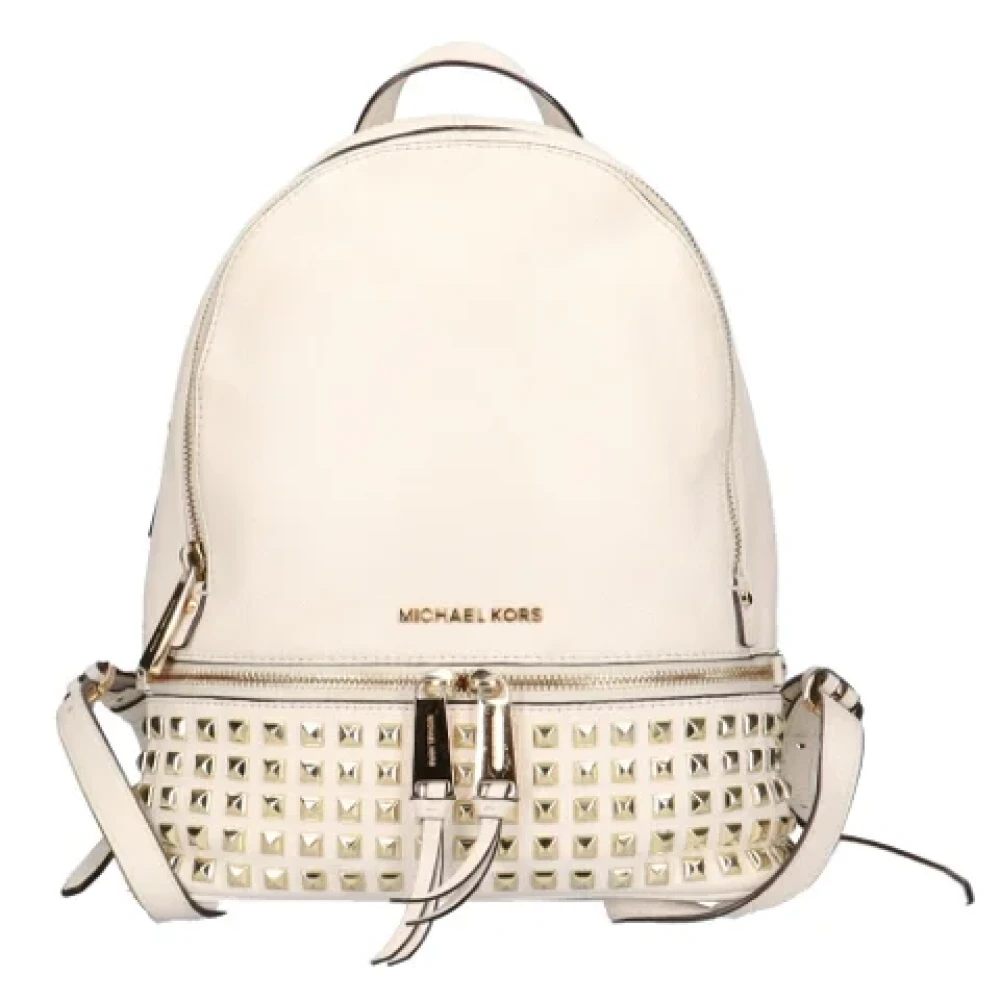 Michael Kors Pre-owned Fabric backpacks Beige Dames
