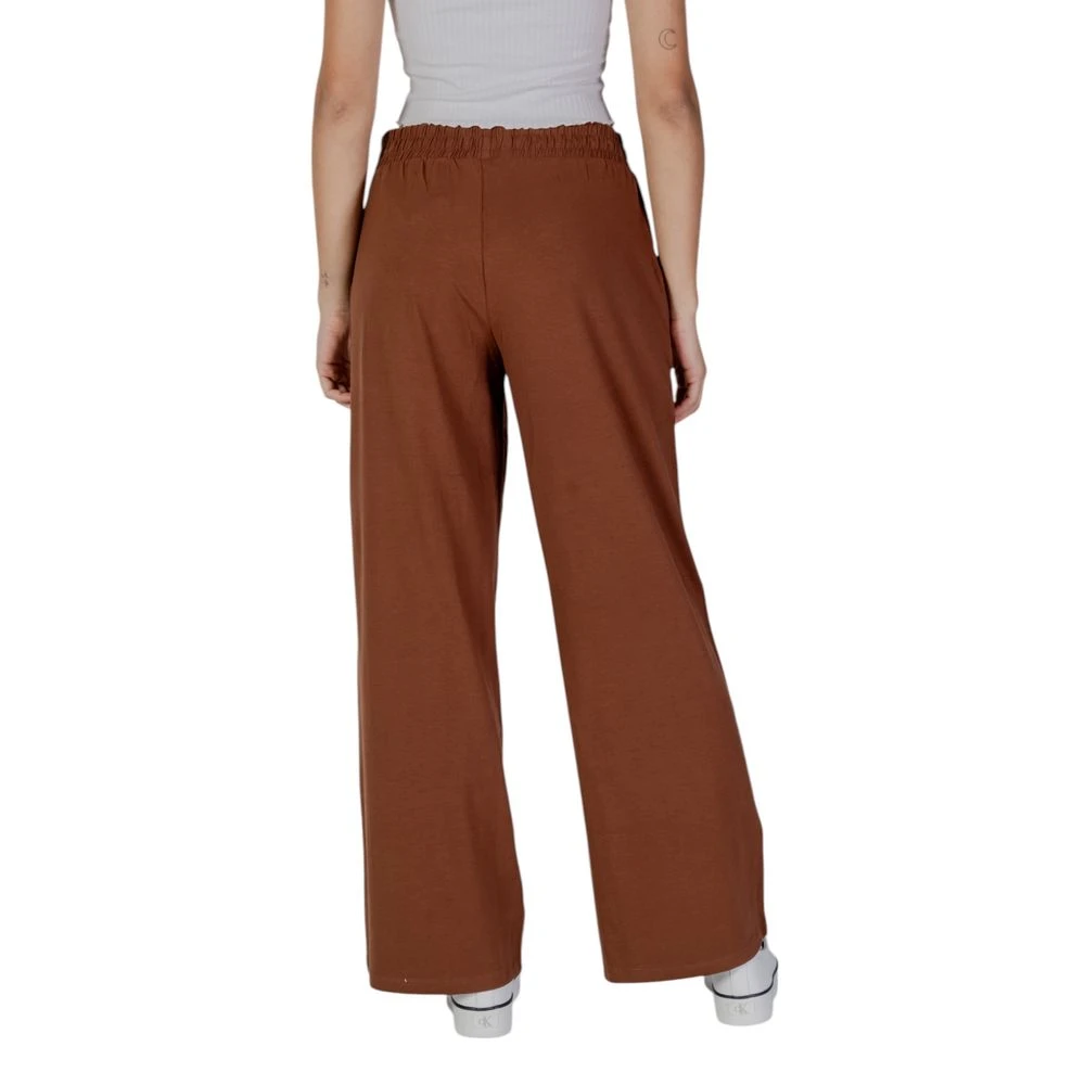 b.Young Bruine Katoenen Jeans & Broek Brown Dames