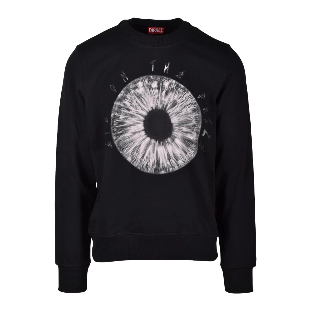 Diesel Sweatshirt Black Heren