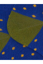 chaussettes-cheville-en-coton-bleu-a-pois-pour-femmes