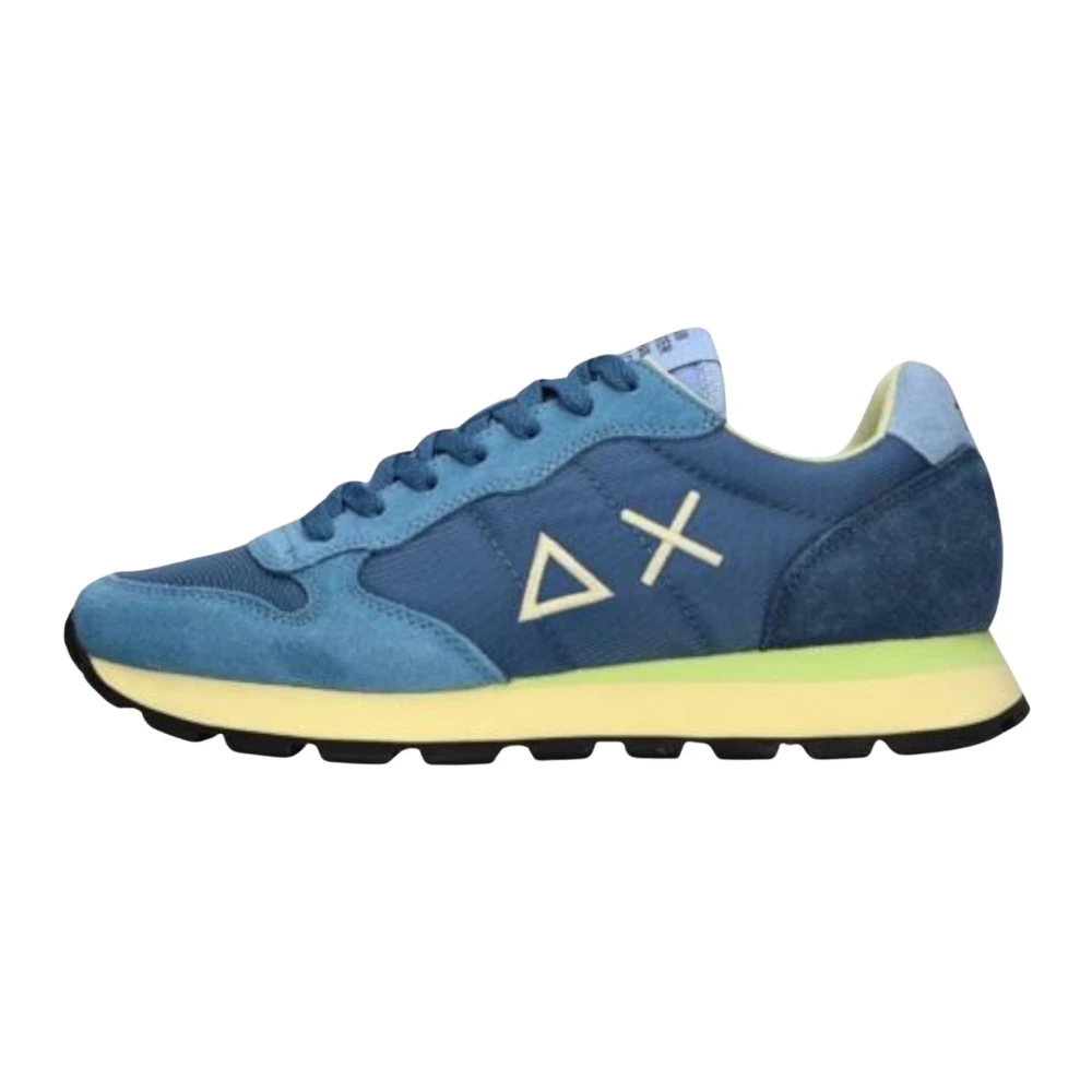 Sun68 Blue Sneakers, Male, 7 Uk, Low Top Trainers