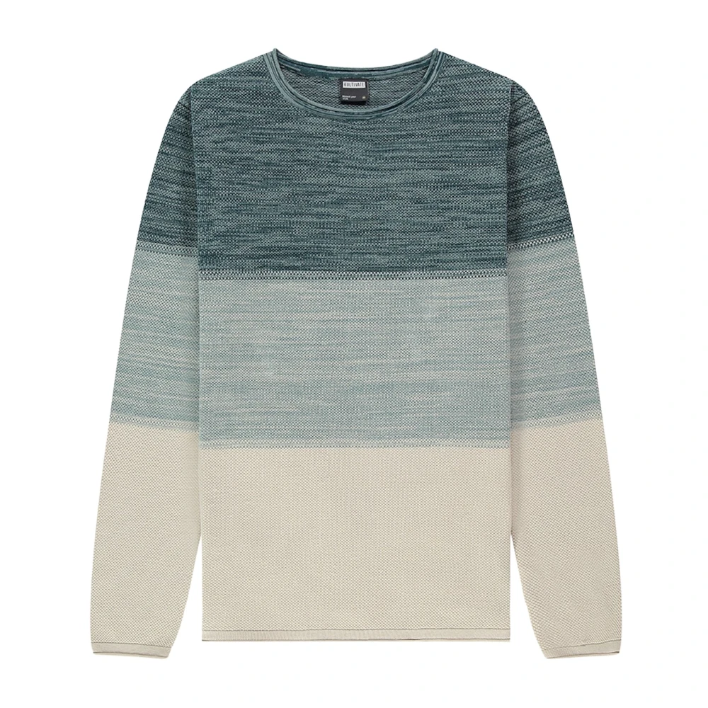 Kultivate Contrasterende Kleur Triple Sweater Multicolor Heren