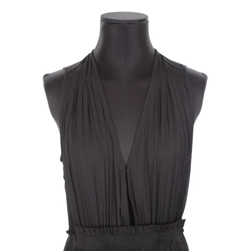 Isabel Marant Pre-owned Polyester dresses Black Dames