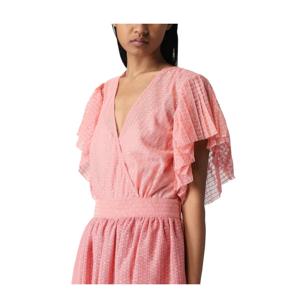 Twinset Knielengte jurk Pink Dames