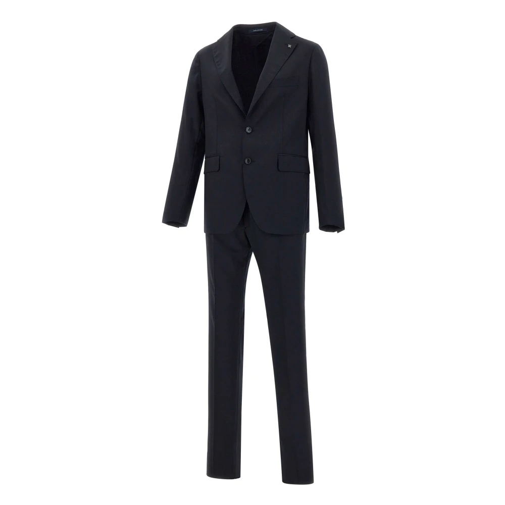 Tagliatore Men's Blue 120'S Wool Two-Piece Suit