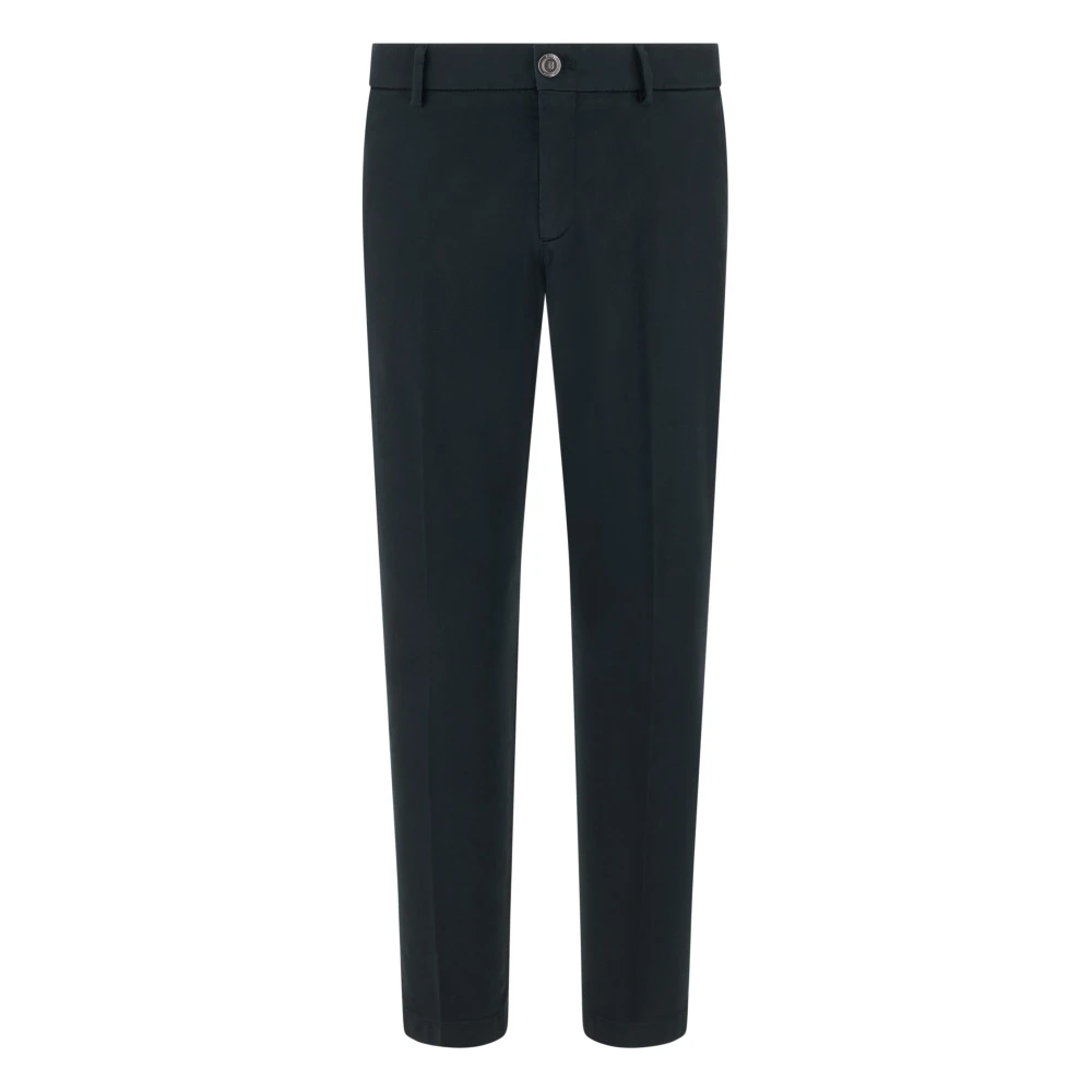 Boggi Milano Hombre Negro - Pantalones B Stretch Algodón/Tencel - Trousers - W33 - Pantalones B Stretch Algodón/Tencel