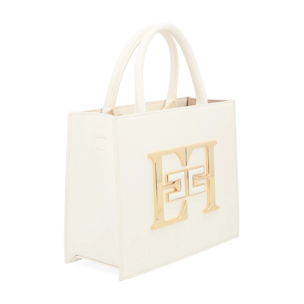 Elisabetta Franchi Boter Tas Bs06A46E2-193 White Dames