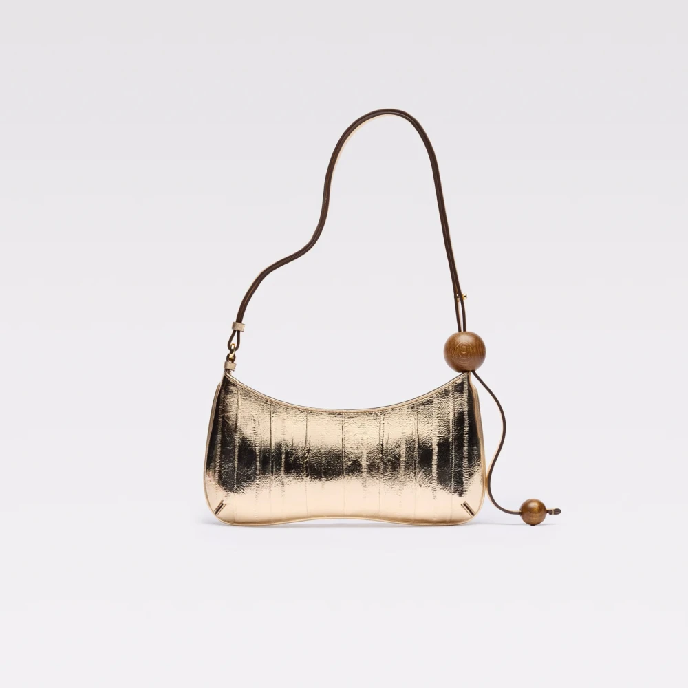 Jacquemus Le Bisou Perle Schoudertas Yellow Dames