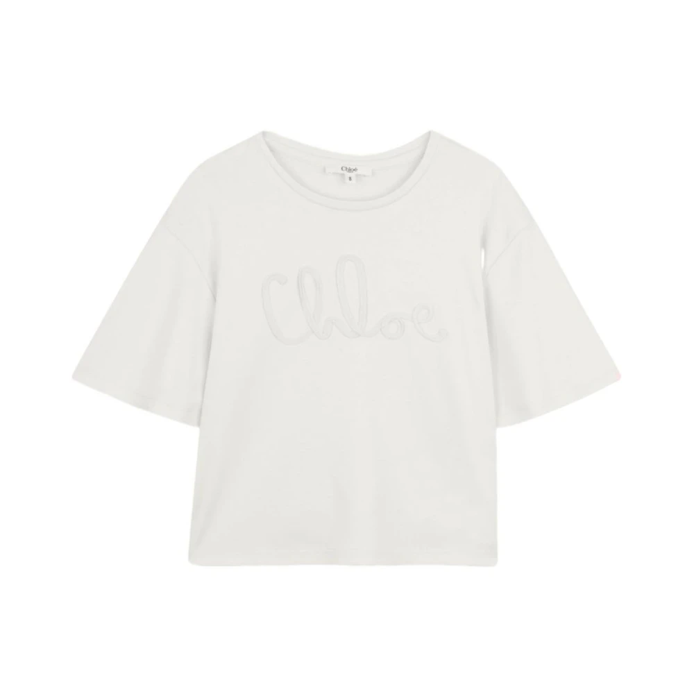 Chloé Women's White Logo T-Shirt