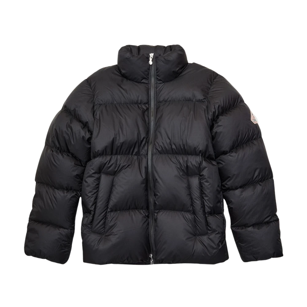 Pyrenex Zwarte Pufferjas met Ripstop Stof Black Heren