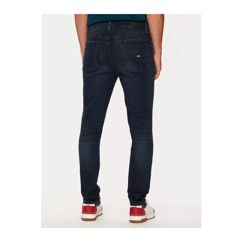 Tommy Jeans Skinny Stretch Jeans Blauw Blue Heren