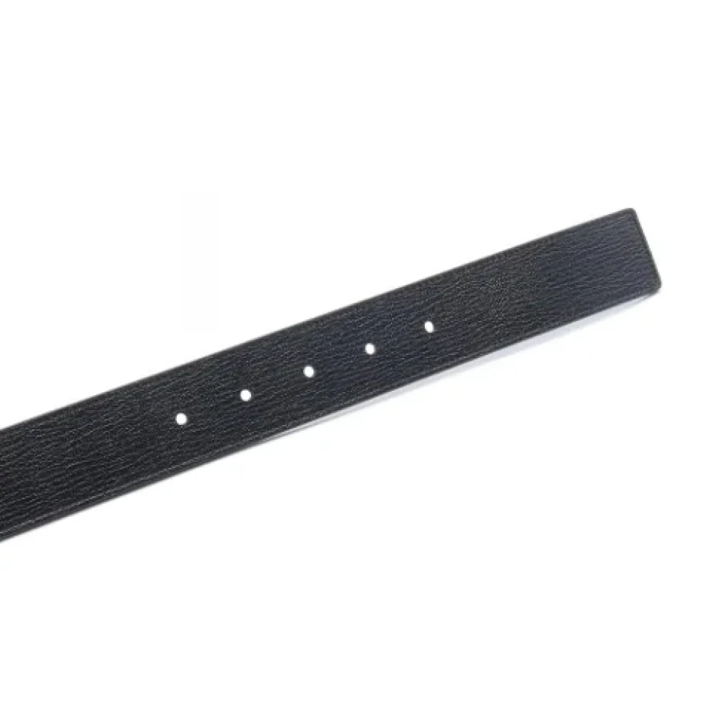 Bally Pre-owned Leather belts Black Dames