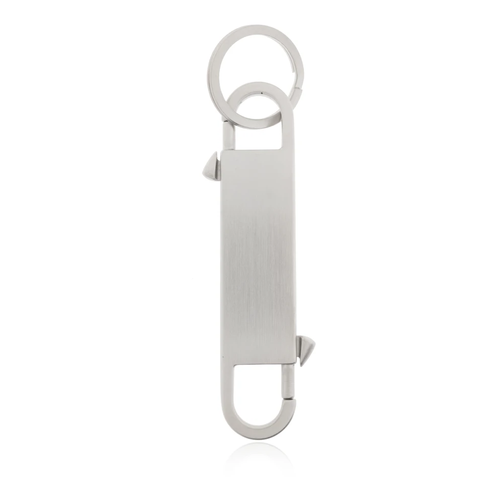 Rick Owens Sleutelhanger met logo Gray Unisex