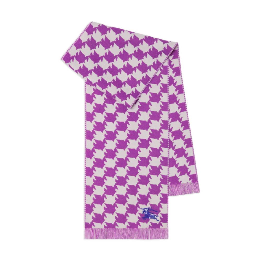 Burberry Ducktooth Jack voor stijlvolle mannen Purple Unisex