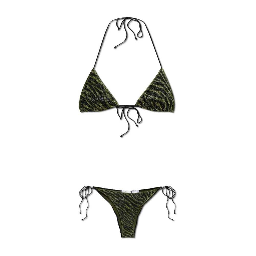 Oseree Classic Triangle Bikini - Female - Bikinis - Green - L - Swimwear